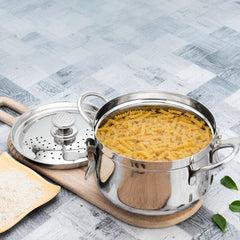 Stainless Steel Strainer Pot with Lock