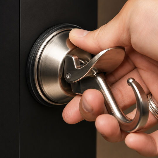 Suction Hook with Locking Grip