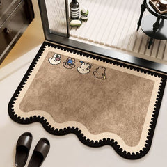 Cartoon Absorbent Mat