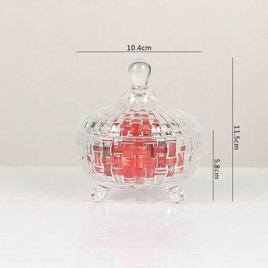 Crystal Glass Storage Jar With Lid – Useful choice