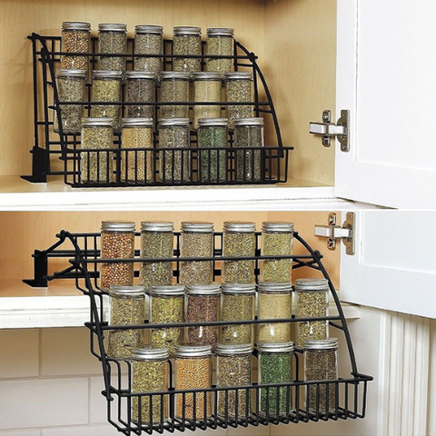 Pull-Out Cabinet Spice Rack