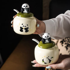 Panda Seasoning Jar Set