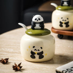 Panda Seasoning Jar Set