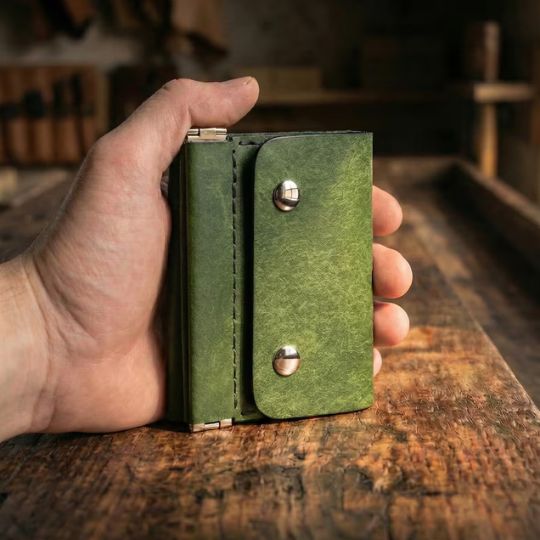Compact Leather Wallet