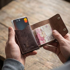 Compact Leather Wallet