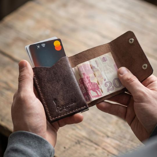 Compact Leather Wallet