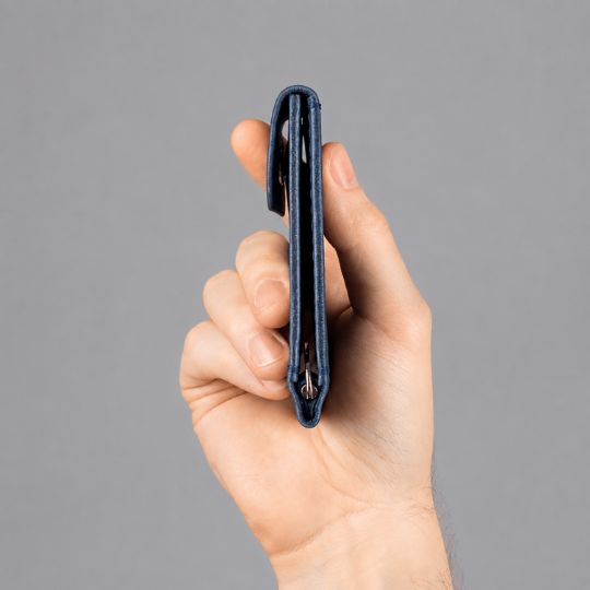 Leather Money Clip Wallet
