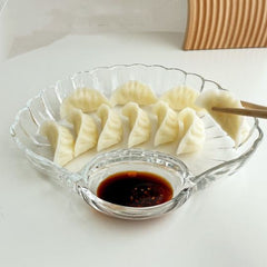 Glass Shell Dumpling Tray