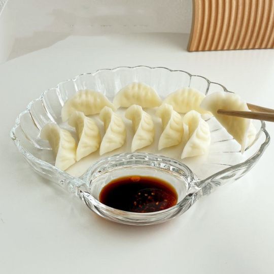 Glass Shell Dumpling Tray