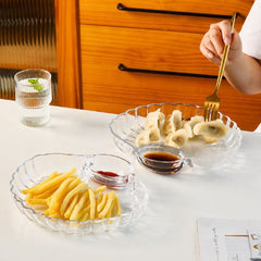 Glass Shell Dumpling Tray