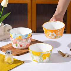 Floral Ceramic Bowl