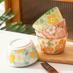 Floral Ceramic Bowl