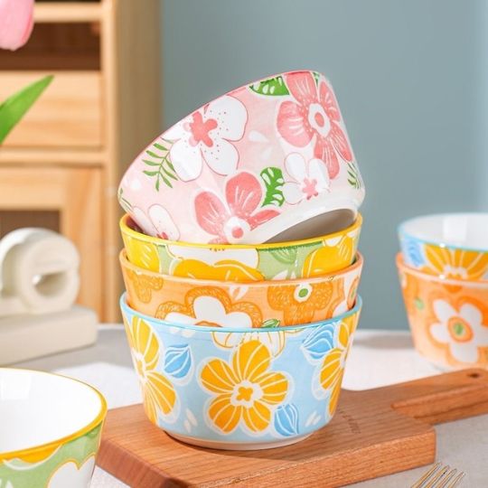 Floral Ceramic Bowl