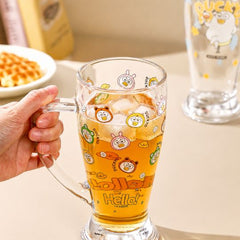 Duck Cartoon Glass Mug