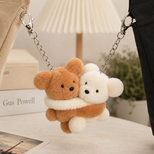 Cuddle Bear Keychain (2 Pieces)