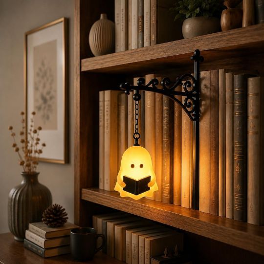 Ghost Bookshelf Lamp