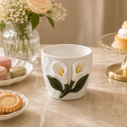 Ceramic Calla Lily Cup