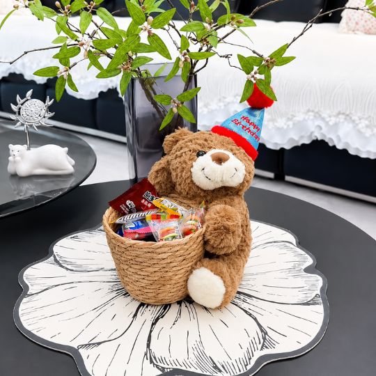 Cute Teddy Storage Basket
