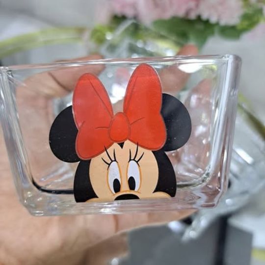 Disney Glass Dessert Bowls