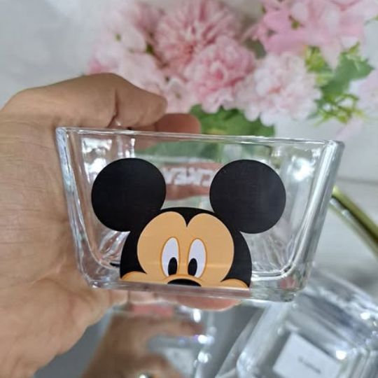 Disney Glass Dessert Bowls