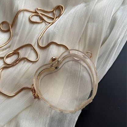 Heart Shaped Acrylic Bag