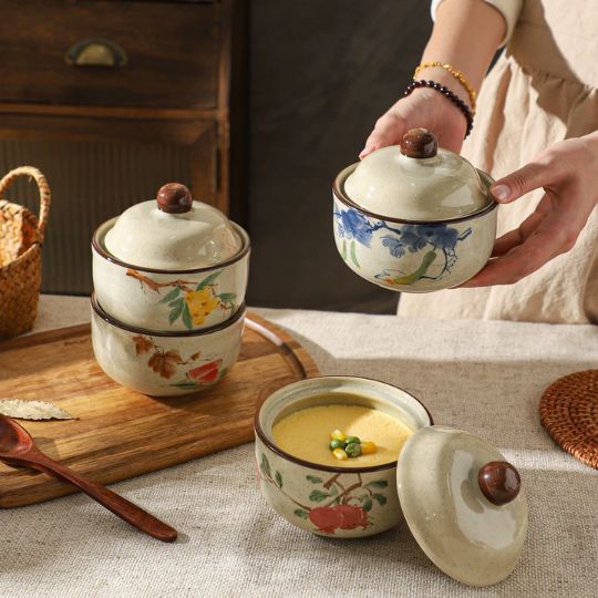 Ceramic Steaming Pot With Lid