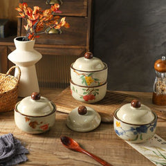 Ceramic Steaming Pot With Lid