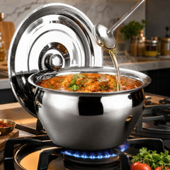 Stainless Steel Handi with Lid