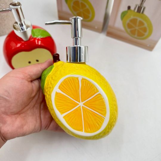 Fruit-Shaped Soap Dispenser