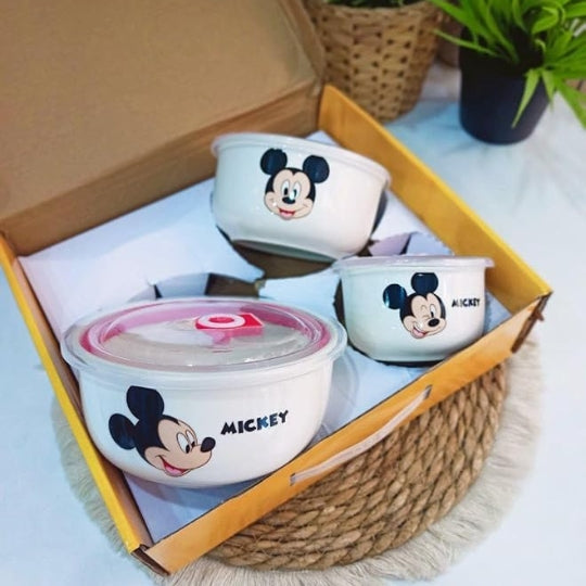 Mickey Storage Containers – Stackable & Space-Saving Design