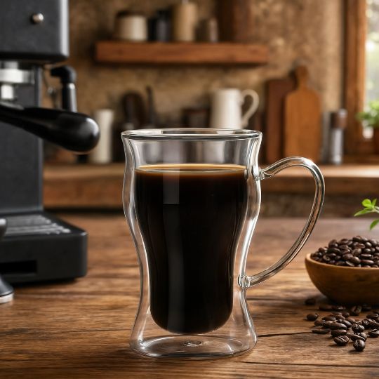 Double Wall Glass Mug