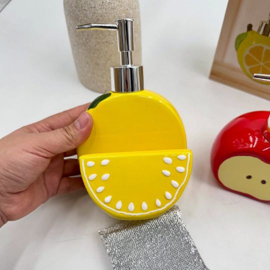Fruit-Shaped Soap Dispenser