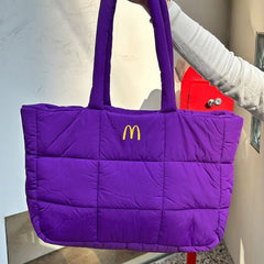 Grimace Puffer Tote Bag