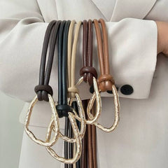 Metal Loop Rope Belt