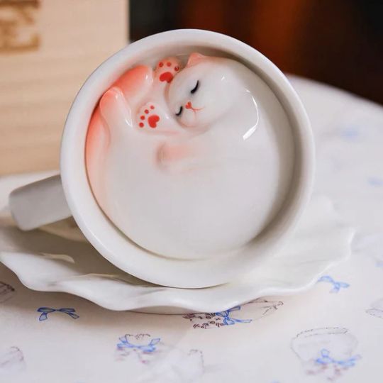 Cat Inside Mug