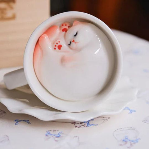 Cat Inside Mug