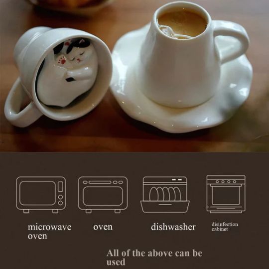 Cat Inside Mug