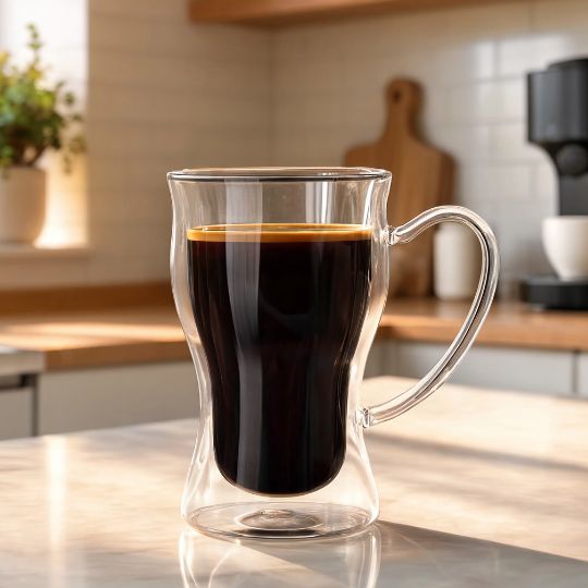 Double Wall Glass Mug