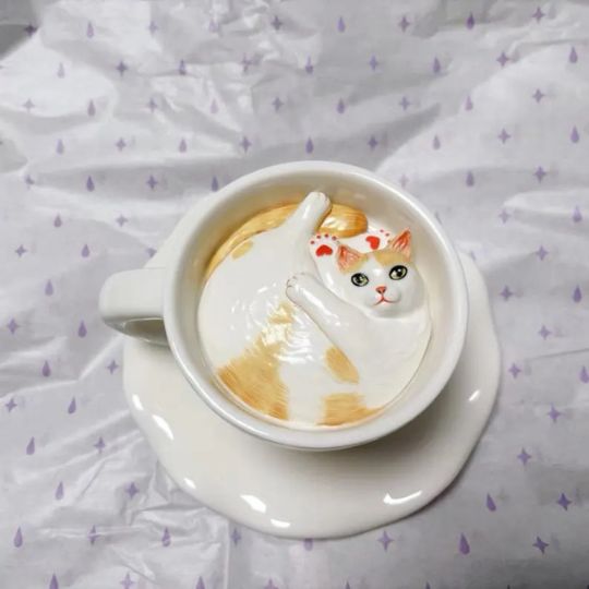 Cat Inside Mug