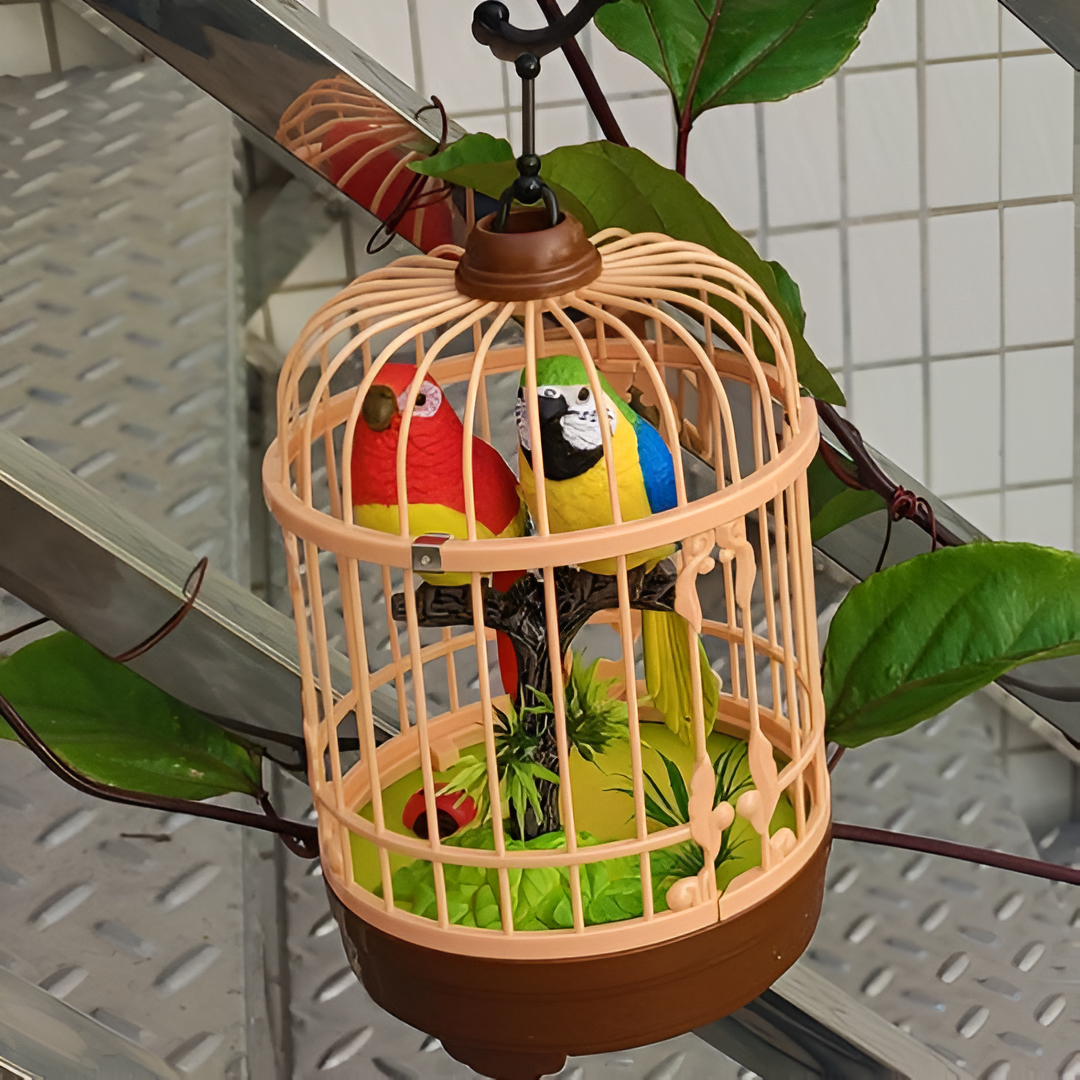 Hanging Chirping Birds