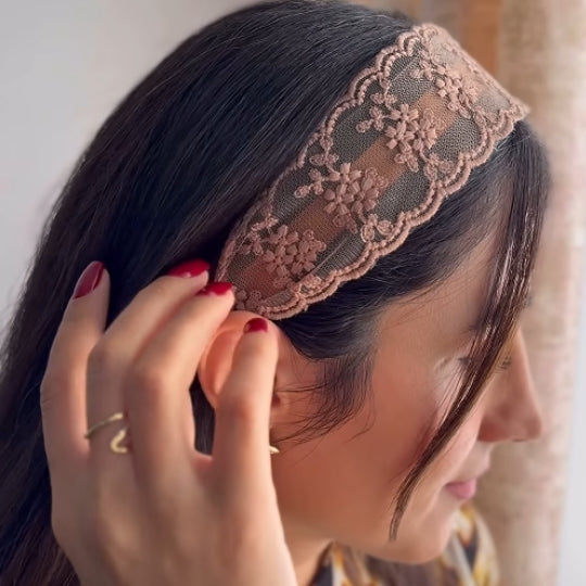 Soft Mesh Lace Hairband – Soft Mesh Lace Design