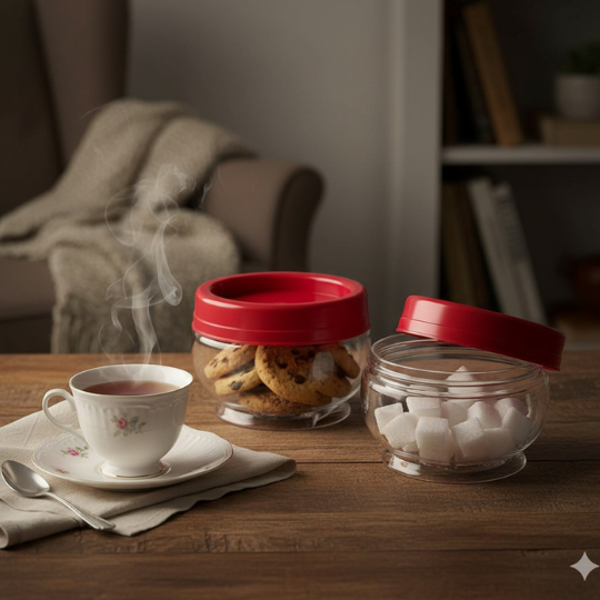 Stackable Food Jars – Fridge & Freezer Safe