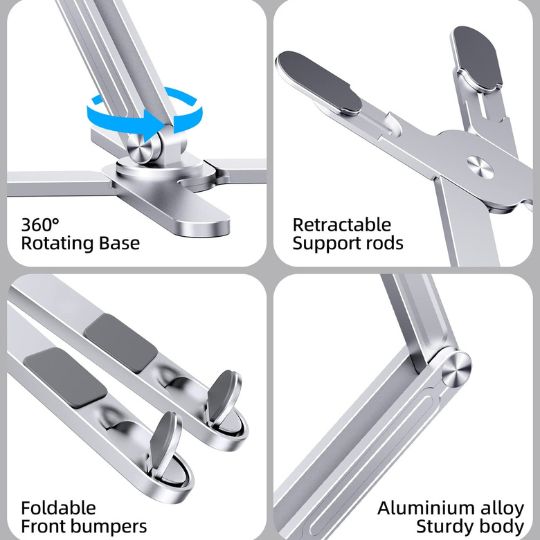 Rotating Laptop Stand – Strong & Stable Build