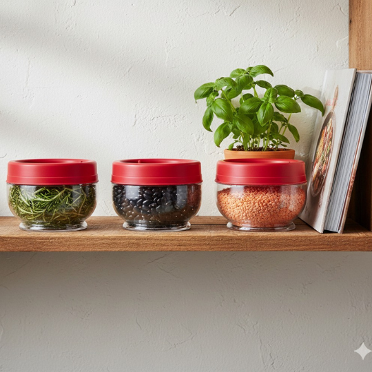 Stackable Food Jars – Leak-Proof Design