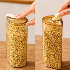 Rotating Grain Storage Container