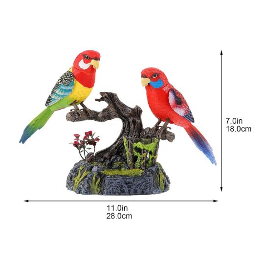 Talking Parrot Ornament