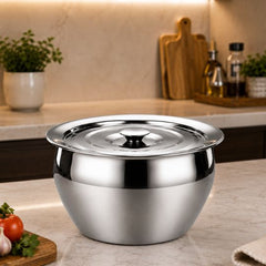 Stainless Steel Handi with Lid