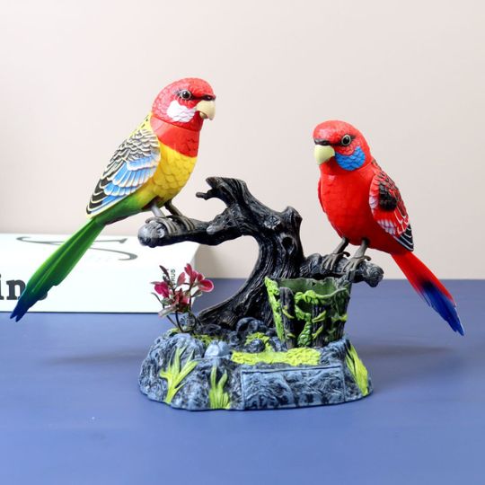 Talking Parrot Ornament