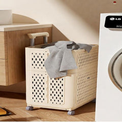 Foldable Double-layer Laundry Basket