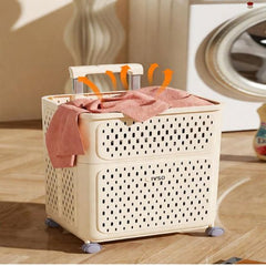 Foldable Double-layer Laundry Basket